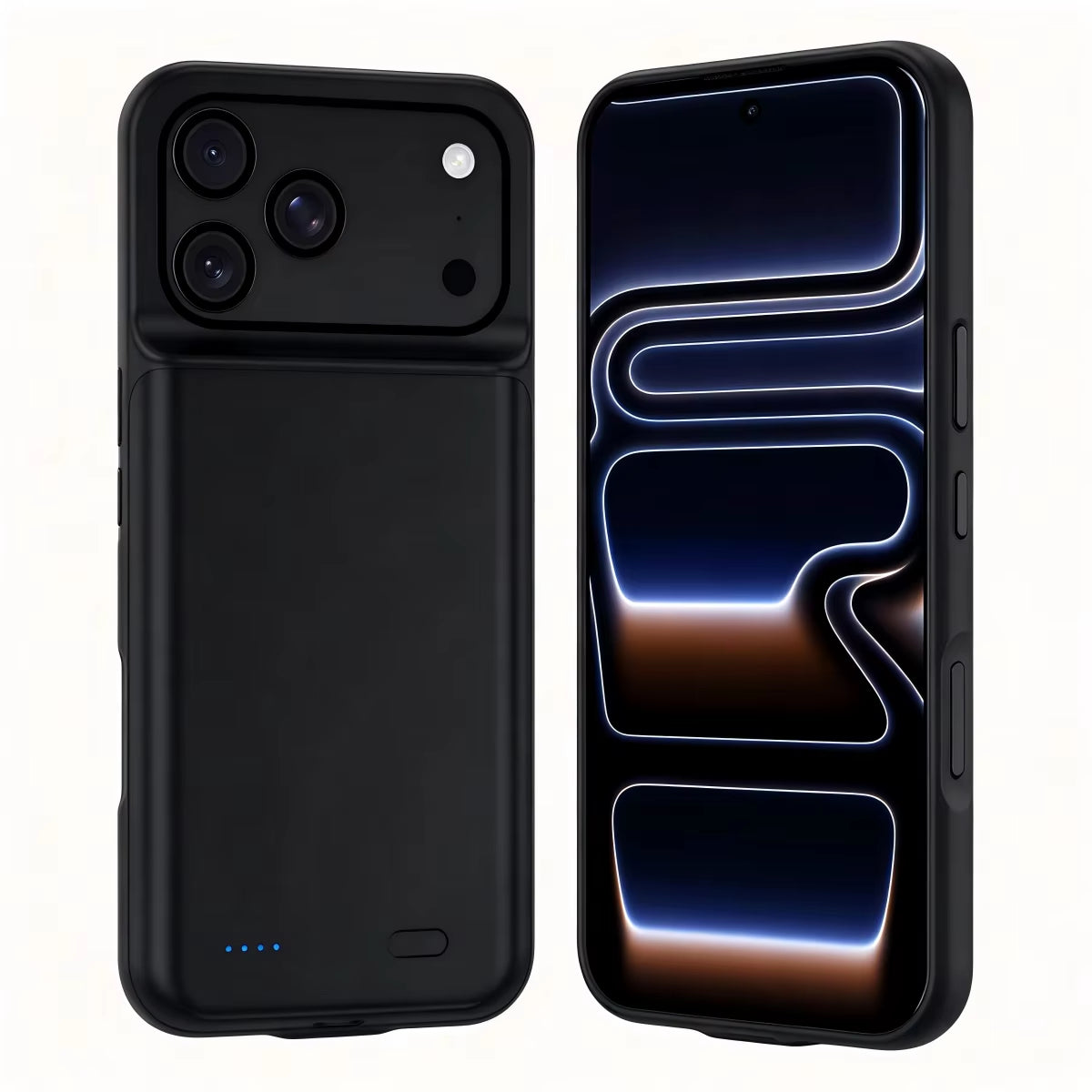 Xilecaly Smart Battery Charger Case for Iphone 18 Pro Max 17 16 Battery Pack Power Bank External Charging Cover for Iphone 17E