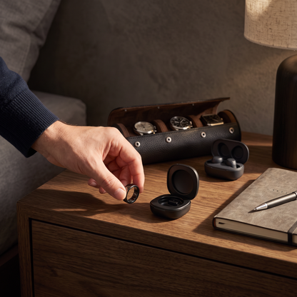 AI lifestyle - R09 Smart Ring - Black Box