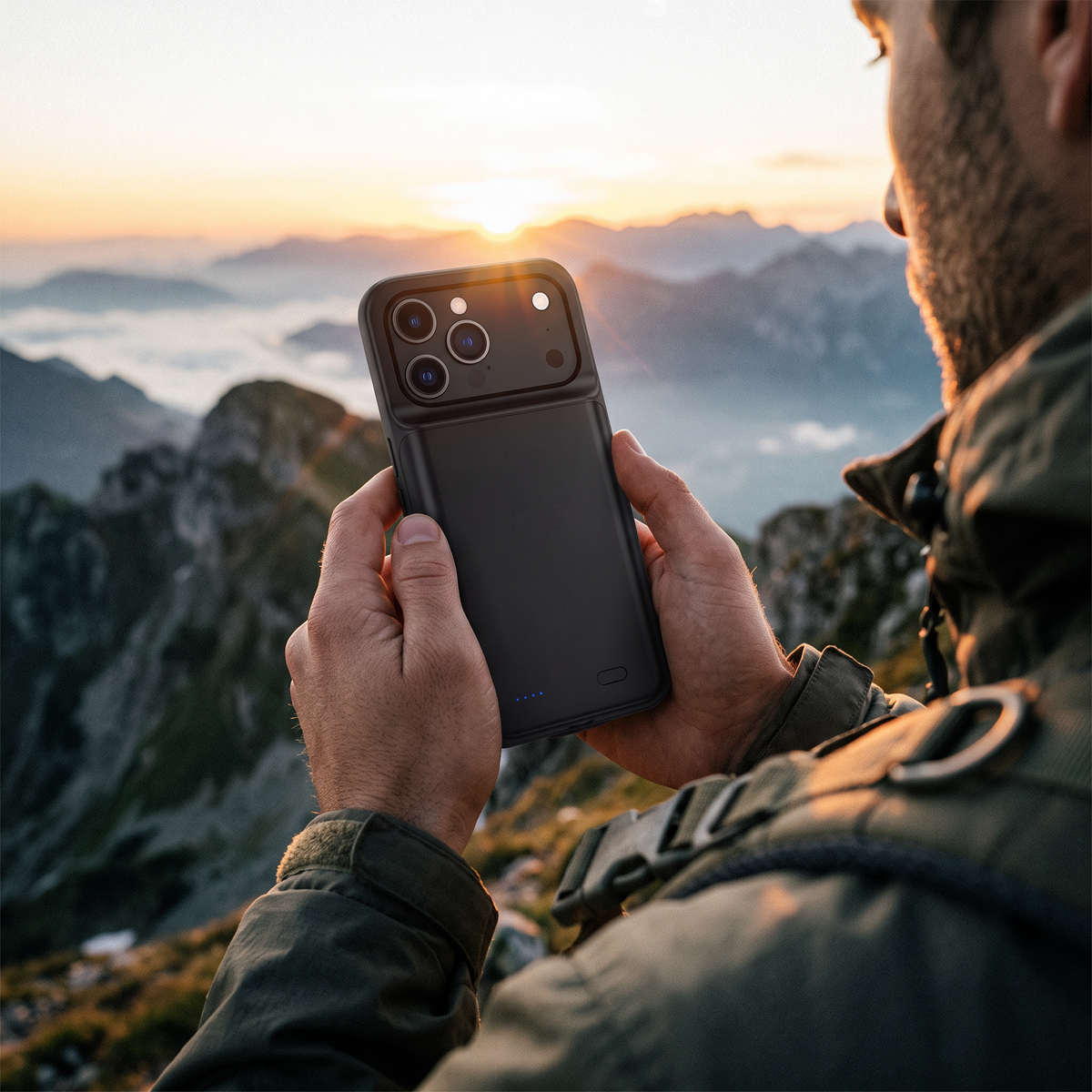 AI lifestyle - Smart Battery Charger Case for iPhone - For 18 Pro Max